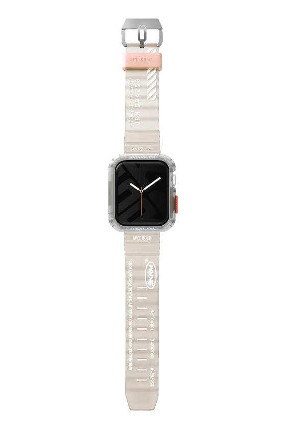 Pas za uro apple watch Skinarma Shokku 45/44/42 mm bež SK.SHOKKU.BEGE45