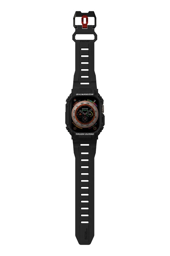 Ohišje in pas za apple watch Skinarma Mecha 2in1 49 mm črna SK.WS.MECHA.BLK49