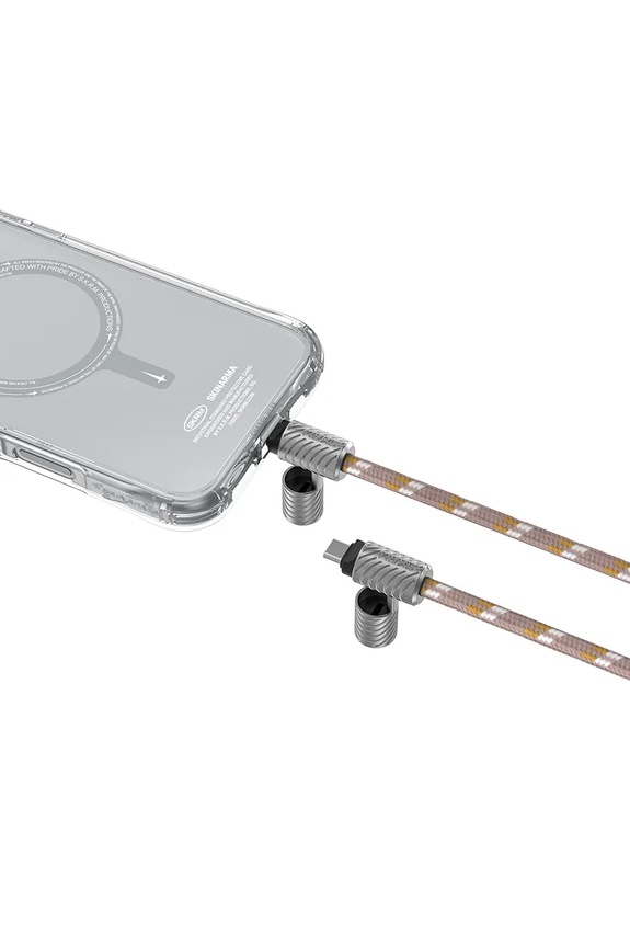 Skinarma cordino universale 2 in 1 per telefono Dyno Ve USB-C/USB-C SK.DYVE.CBLCC.BGE marrone AA00