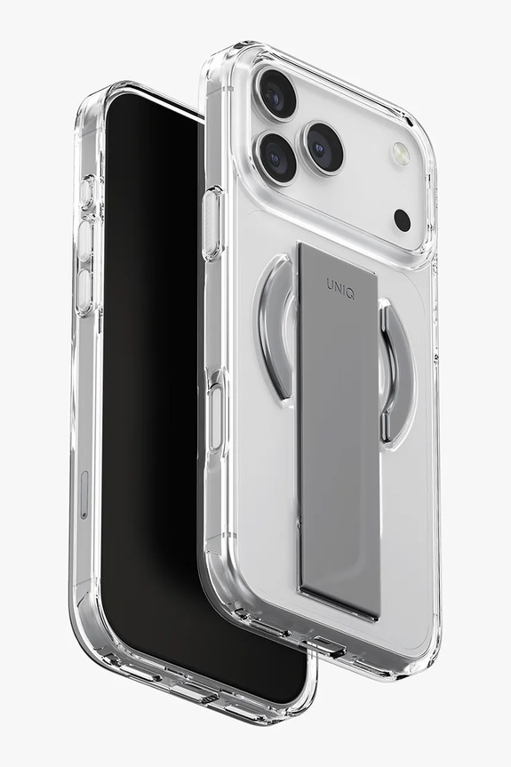 Lifestyle UNIQ husă de telefon cu inel magnetic încorporat iPhone 17 Pro Max UNQ.P6.9P2025.HELAMLCLR negru