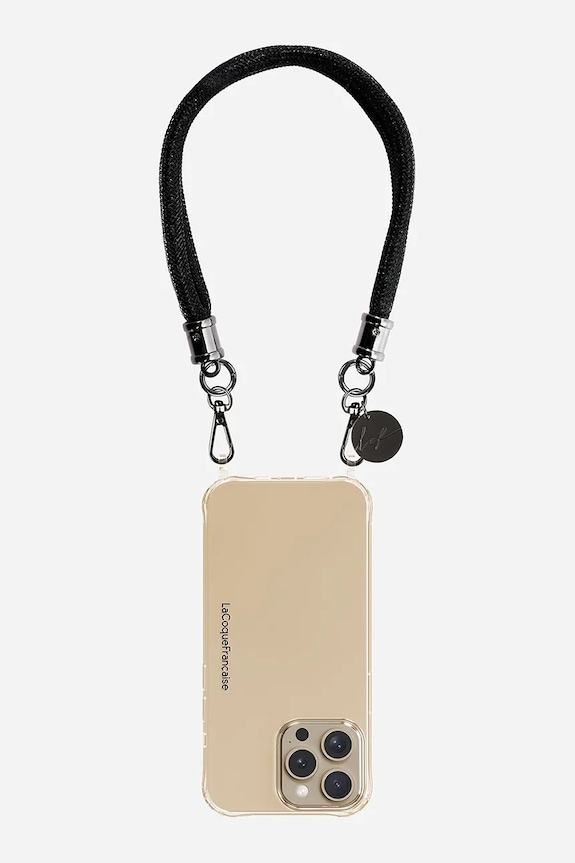 LaCoqueFrançaise lanț pentru telefon Mariah 40 cm negru LE324352