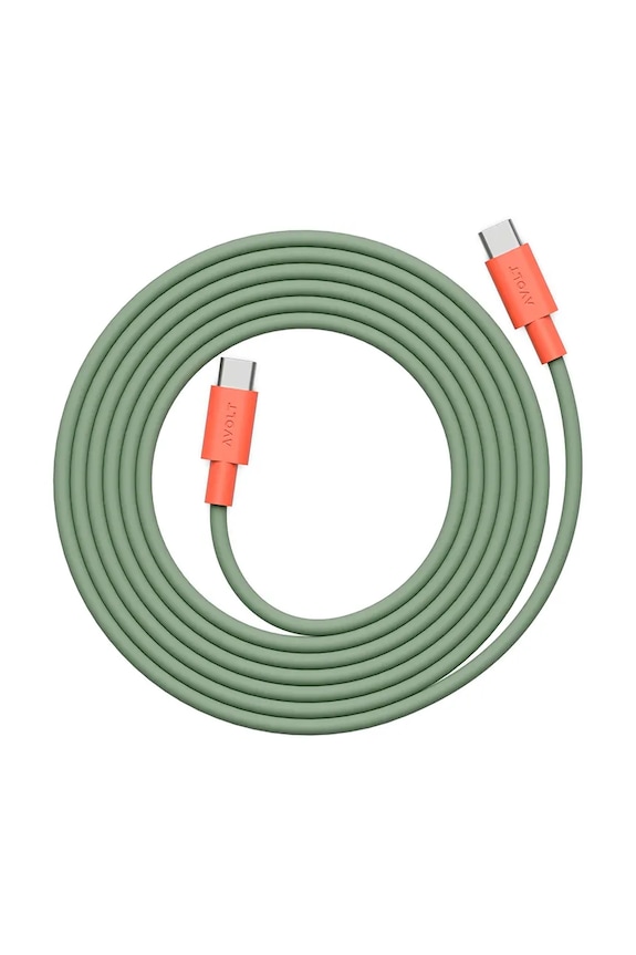 Avolt kabel usb do ładowania Bauhaus-Archiv USB-C to USB-C / 2m zielony C1CCI1002LG1