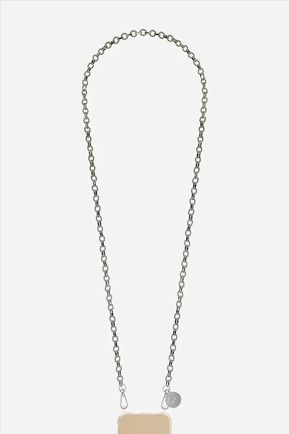 LaCoqueFrançaise łańcuszek do telefonu 120 cm szary LE324683