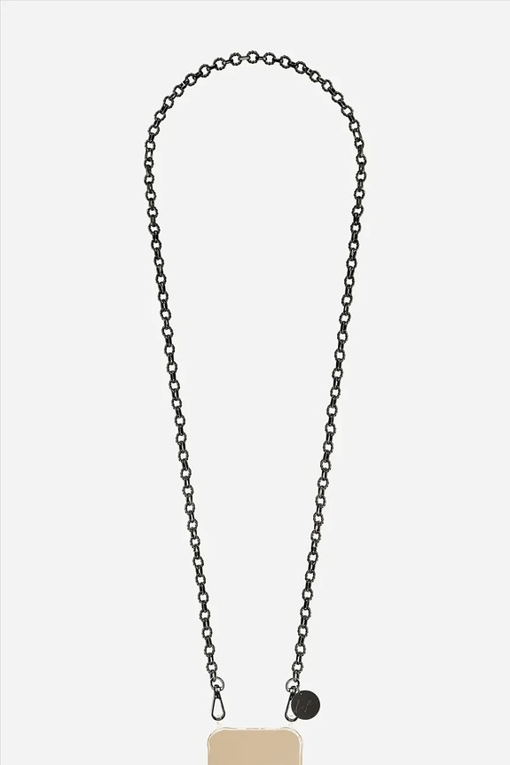 LaCoqueFrançaise Łańcuszek do telefonu 120 cm czarny LE324684