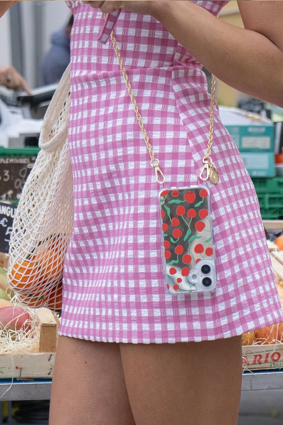 LaCoqueFrançaise αλυσιδάκι κινητού 120 cm κίτρινο LE324698