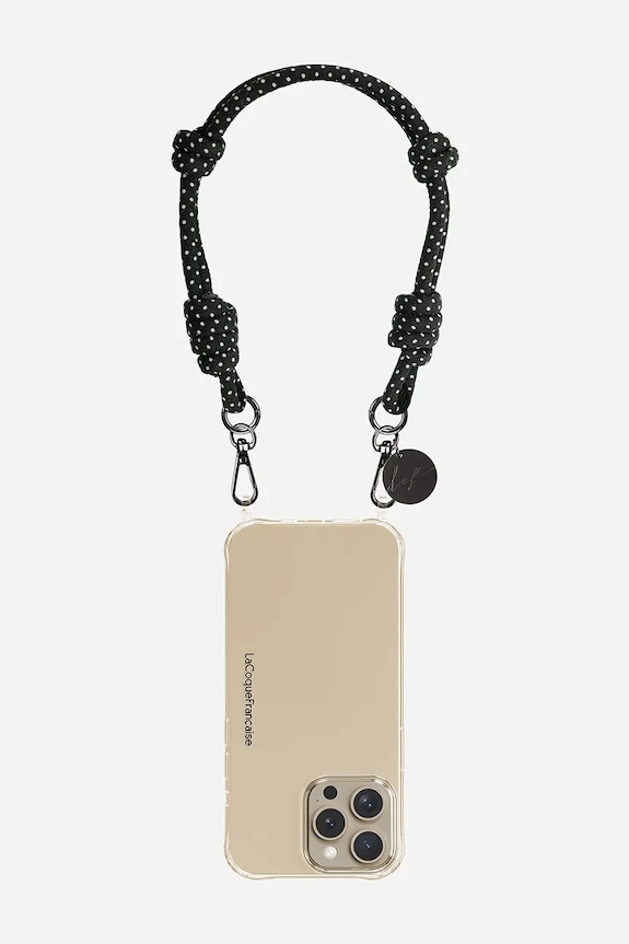 LaCoqueFrançaise pasek do telefonu 40 cm LE324717 czarny AA00