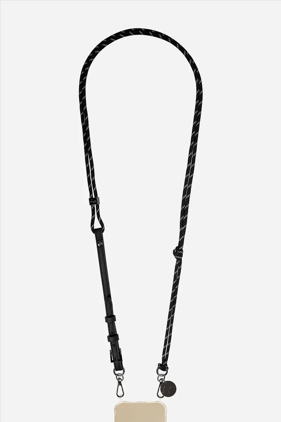 LaCoqueFrançaise Αλυσιδάκι κινητού 120 cm μαύρο LE324639