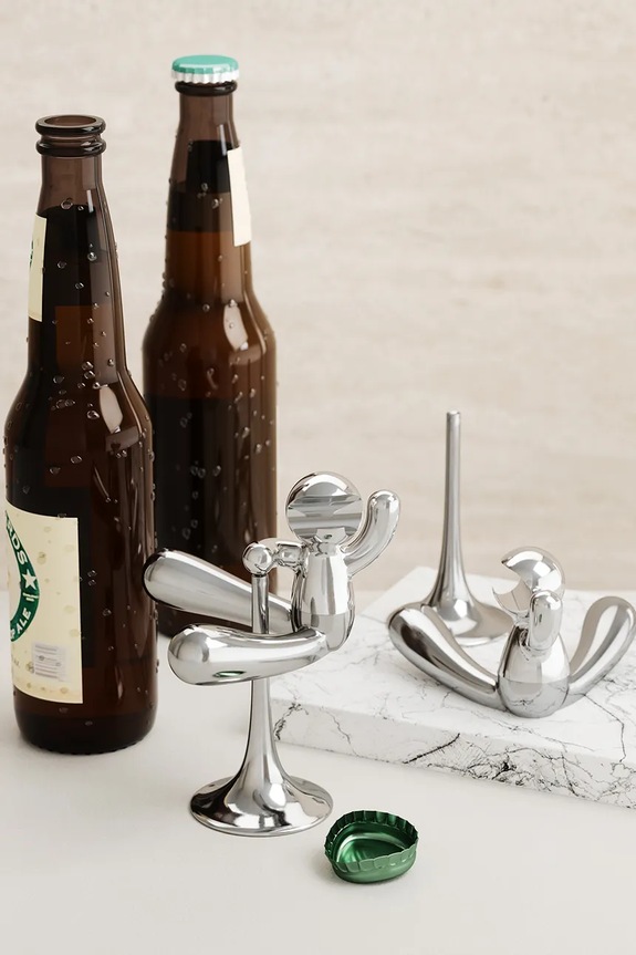 Ανοιχτήρι μπουκαλιών Umbra Rodeo Buddy 1022635.158 γκρί