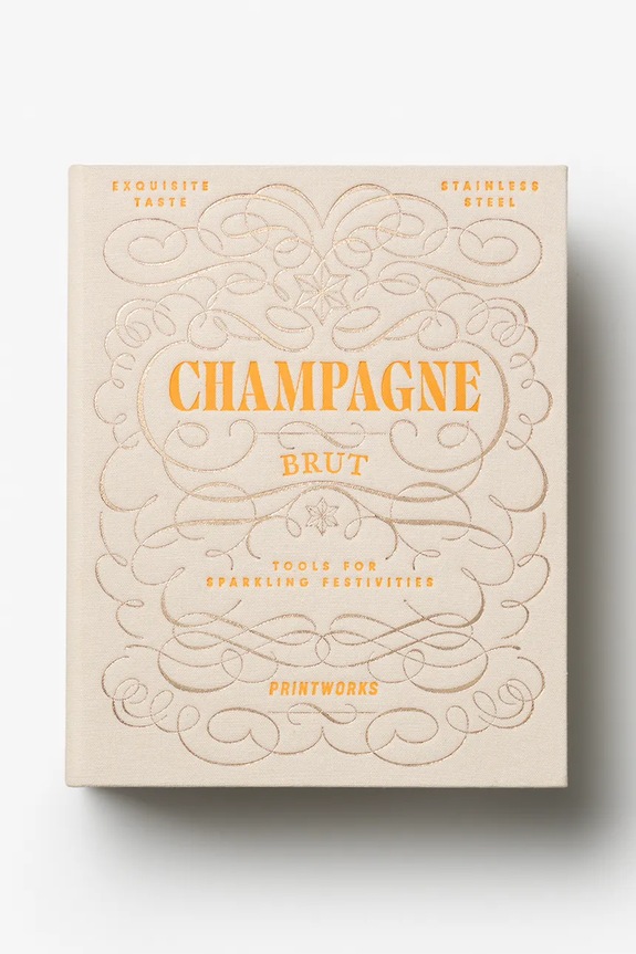 Kuchnia i bar Printworks zestaw do szampana The Essentials 2-pack PW00702 beżowy