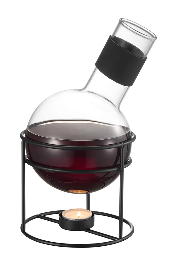 Графин для глінтвейну з підставкою Dorre Glora 1,3 L 5.9182 прозорий AA00