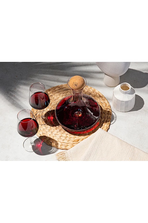 Bucătărie și bar Vacu Vin decantor de vin Wine Decanter 23 x 23 x 26,3 cm 76020602 transparent