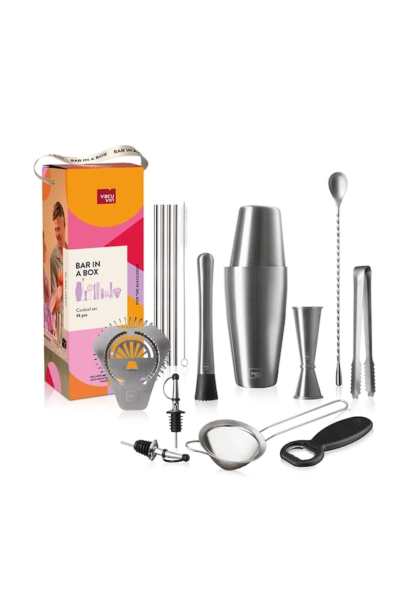 Barmenski set Vacu Vin Cocktail Set Bar 9 x 9 x 21,2 cm 3 elementy šarena 7889364