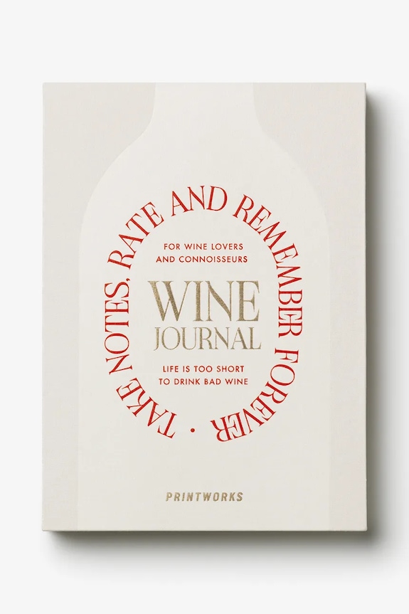 Denník ochutnávky vína Printworks Wine Tasting Journal 25,5 x 17 cm viacfarebná PW00707