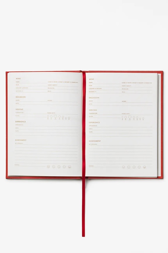 Denník ochutnávky vína Printworks Wine Tasting Journal 25,5 x 17 cm viacfarebná PW00707