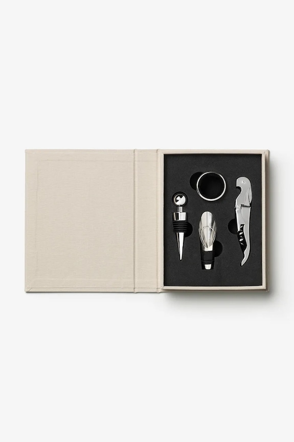 Σετ αξεσουάρ για κρασί Printworks The Essentials 15 x 19 x3,5 cm 4 elementy PW00754 πολύχρωμο AA00