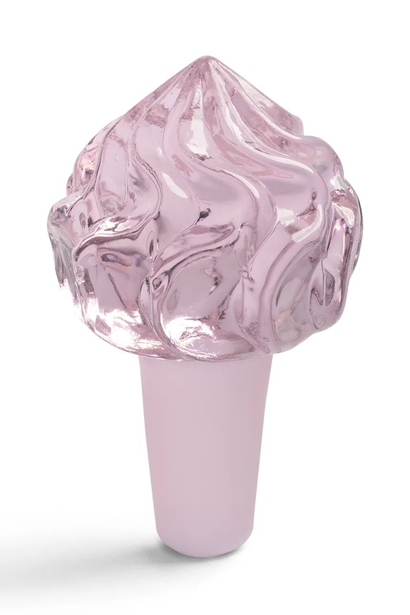 &k amsterdam dop pentru vin din sticlă colorată 8 cm roz 2323.17