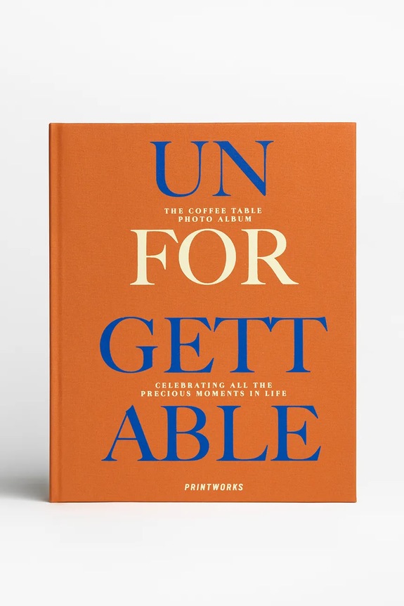 Άλμπουμ φωτογραφιών Printworks Unforgettable 33 x 27 cm πορτοκαλί PW00614