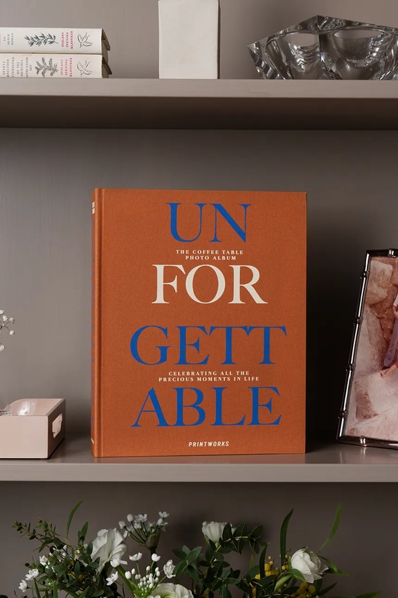 Άλμπουμ φωτογραφιών Printworks Unforgettable 33 x 27 cm πορτοκαλί PW00614