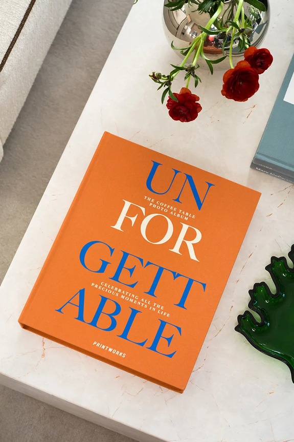 Άλμπουμ φωτογραφιών Printworks Unforgettable 33 x 27 cm PW00614 πορτοκαλί