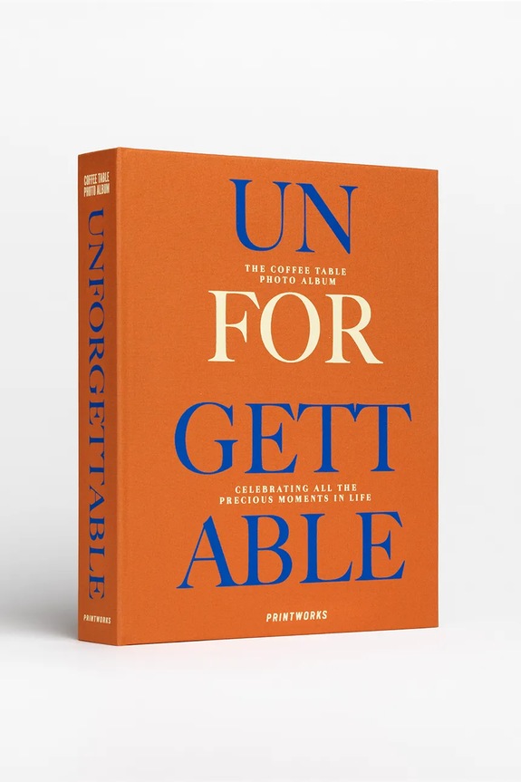 Άλμπουμ φωτογραφιών Printworks Unforgettable 33 x 27 cm PW00614 πορτοκαλί AA00