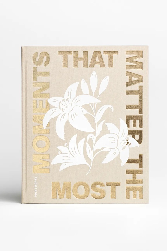 Άλμπουμ φωτογραφιών Printworks Moments that Matter the Most 33 x 27 cm μπεζ PW00678