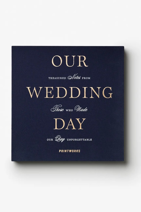 Βιβλίο επισκεπτών Printworks Wedding Guest Book 23,5 x 24 cm πολύχρωμο PW00753