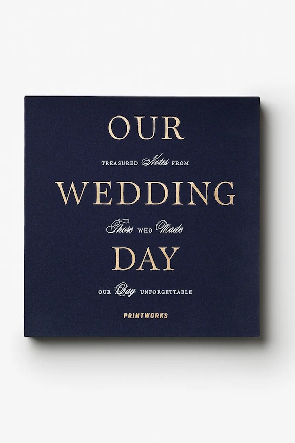 Βιβλίο επισκεπτών Printworks Wedding Guest Book 23,5 x 24 cm πολύχρωμο PW00753