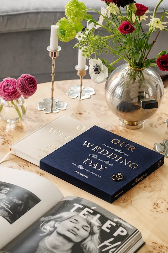 Βιβλίο επισκεπτών Printworks Wedding Guest Book 23,5 x 24 cm πολύχρωμο PW00753
