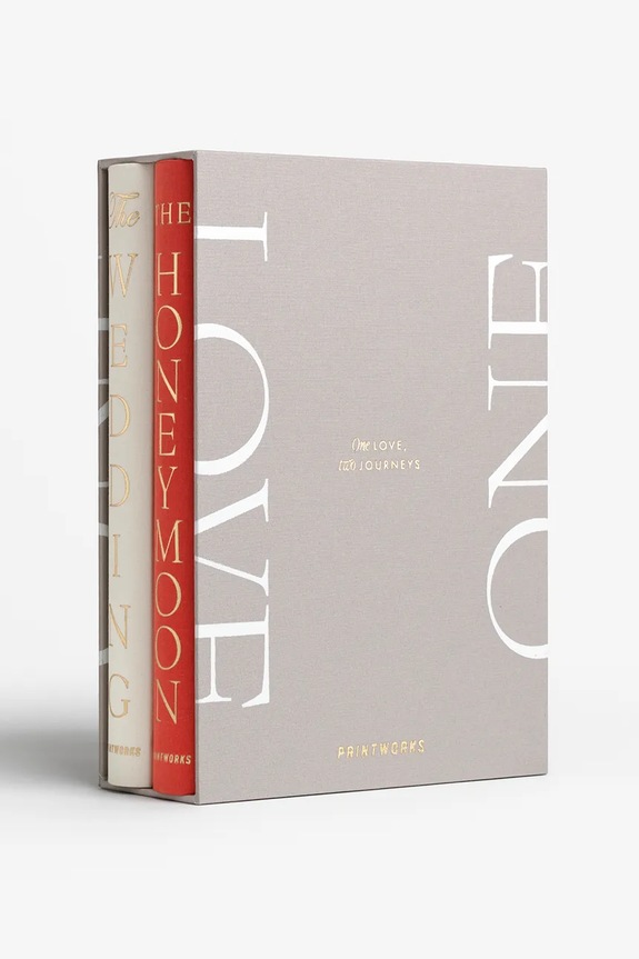 Βιβλίο με φωτογραφίες Printworks Photo Book Wedding 28,7 x 20,2 cm 2-pack πολύχρωμο PW00771