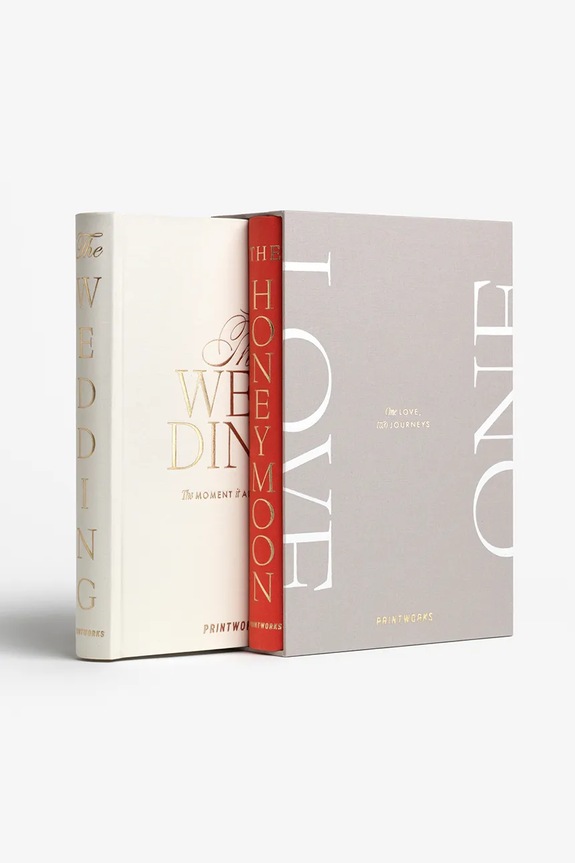 Βιβλίο με φωτογραφίες Printworks Photo Book Wedding 28,7 x 20,2 cm 2-pack PW00771 πολύχρωμο AA00