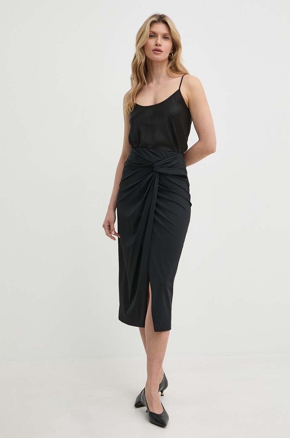 MAX&Co. top jedwabny 2418161014200 czarny AA00