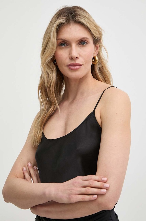 MAX&Co. top jedwabny czarny 2418161014200