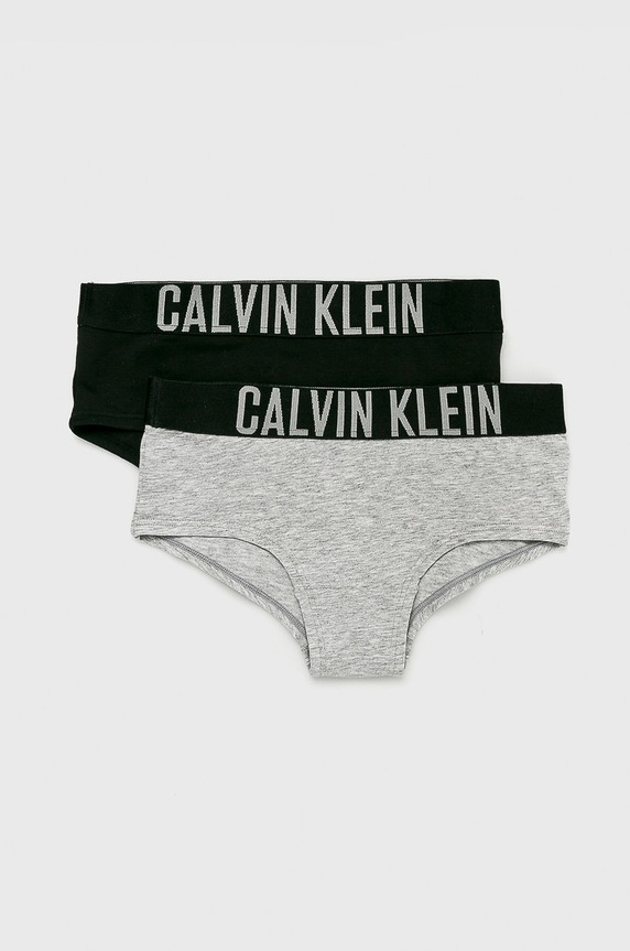 Calvin Klein Underwear - Dětské kalhotky 104-176 cm (2 pack) kalhotky šedá G80G800151