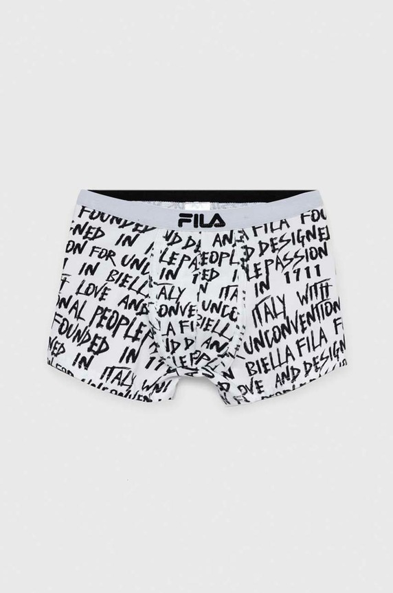 Dětské boxerky Fila přiléhavé boxerky bílá FU1033