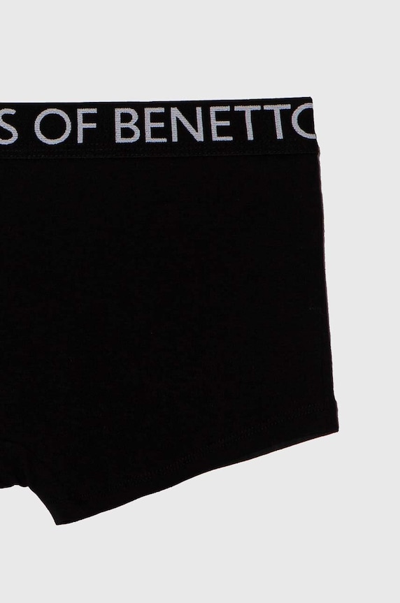 Băieți United Colors of Benetton boxeri copii 2-pack 3OP80X230.G.NOS negru