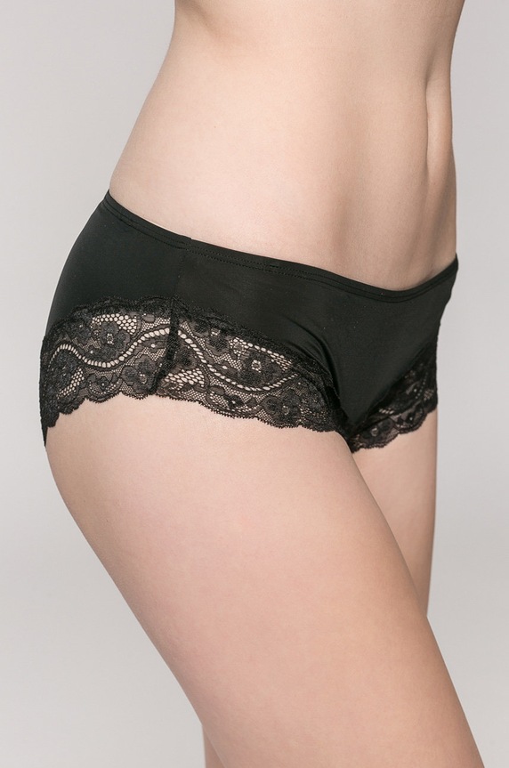 Triumph - Chiloti Lovely Micro Hipster figi negru 10182555.0004