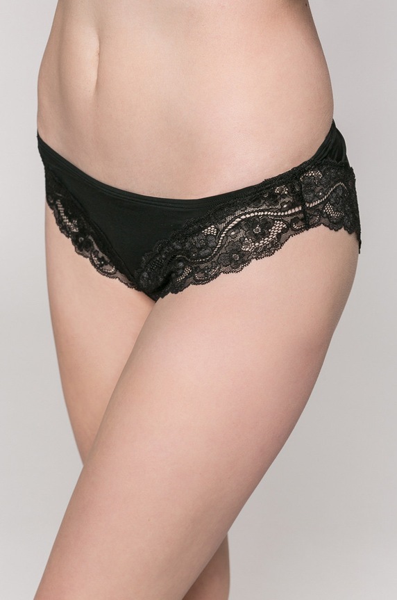 Triumph - Chiloti Lovely Micro Tai figi negru 10182556.0004