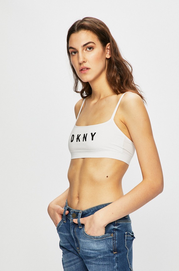 Dkny - Podprsenka bez kostíc biela DK4507