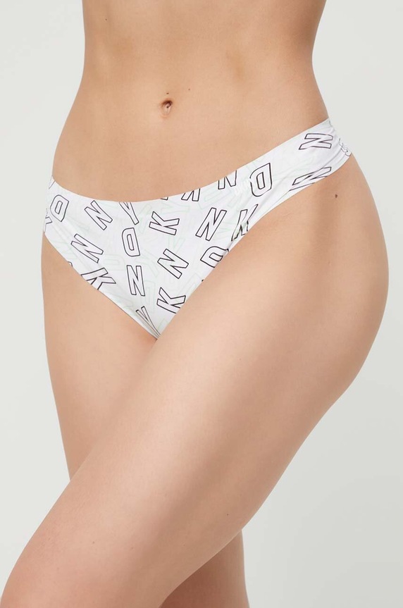 DKNY tanga dámské bílá DK5026