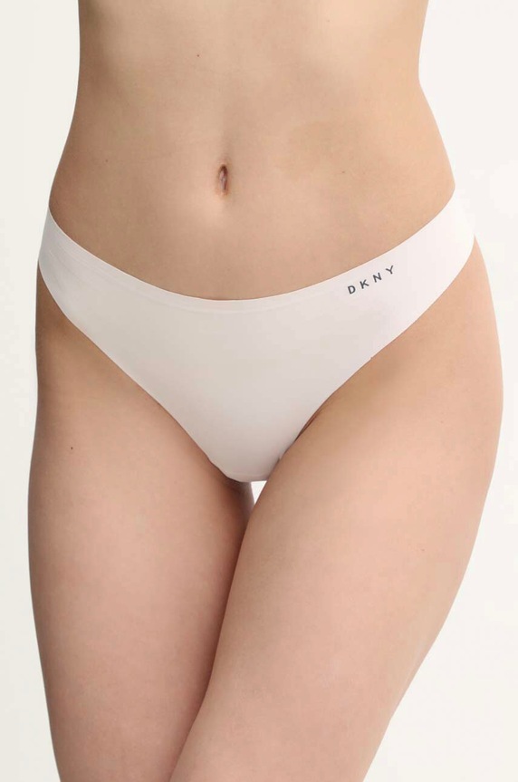 DKNY stringi damskie beżowy DK5026