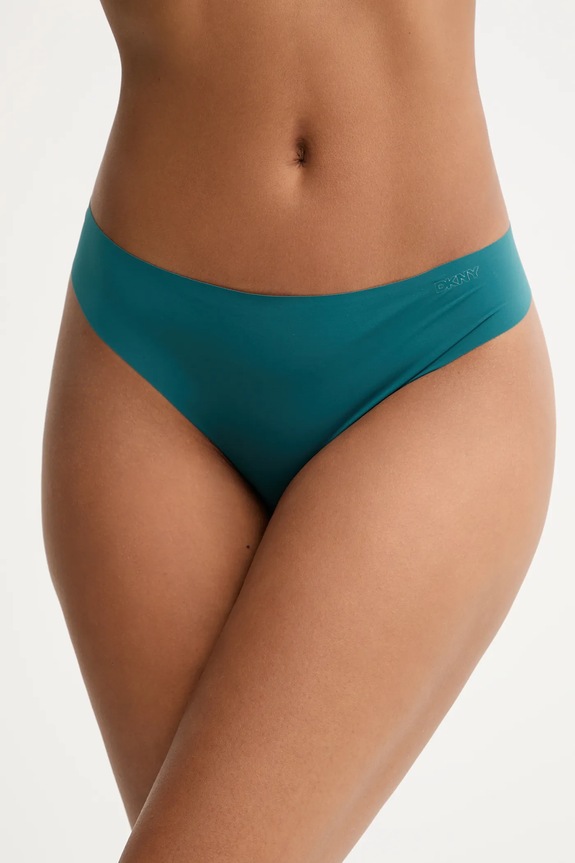 DKNY stringi damskie turkusowy DK5026