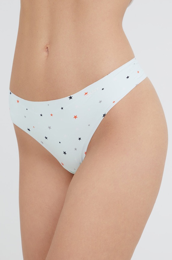 DKNY stringi damskie zielony DK5026