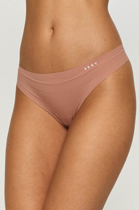 DKNY stringi damskie różowy DK5026