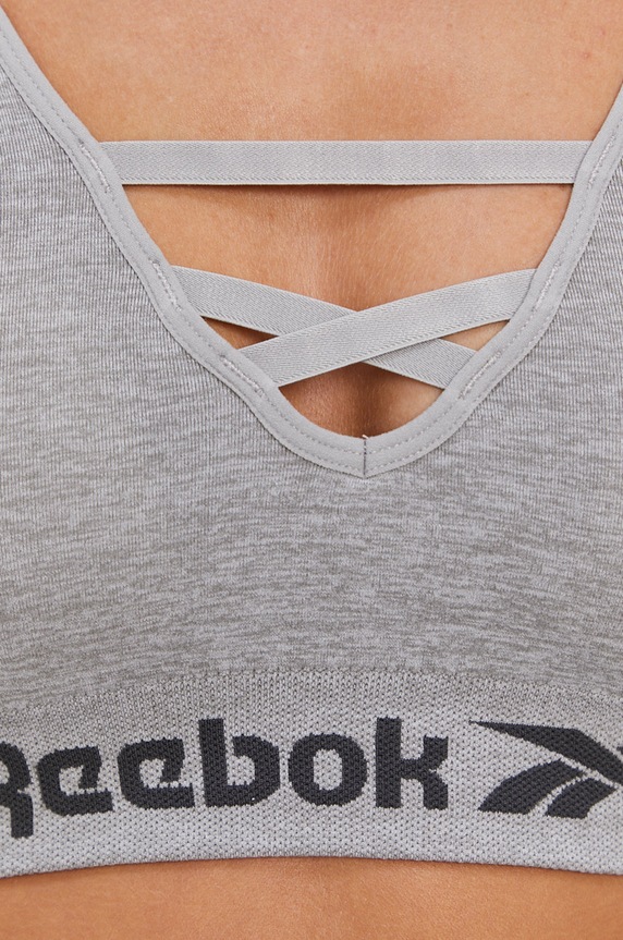 Reebok - Biustonosz sportowy U4.C9497 U4.C9497 szary