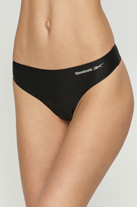 Odzież Reebok - Stringi (3-PACK) C9569 C9569 czarny