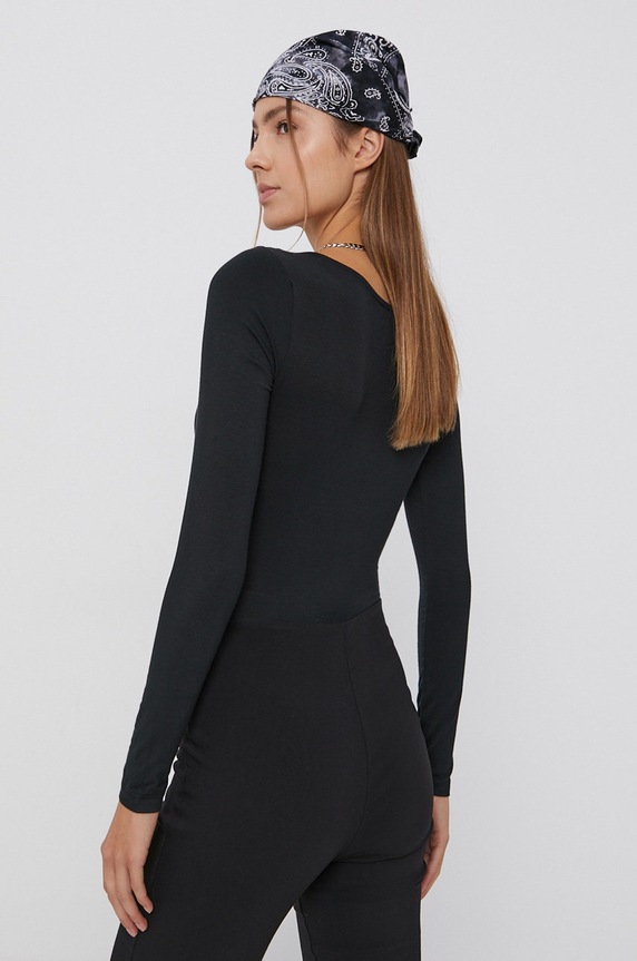 Îmbrăcăminte Pieces - Longsleeve 17116098 negru