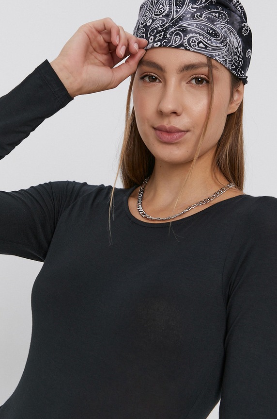 Pieces - Longsleeve 17116098 negru