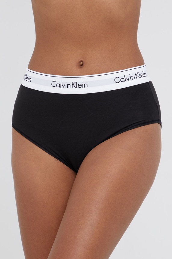 Calvin Klein Underwear bugyi sima fekete 000QF6280E001