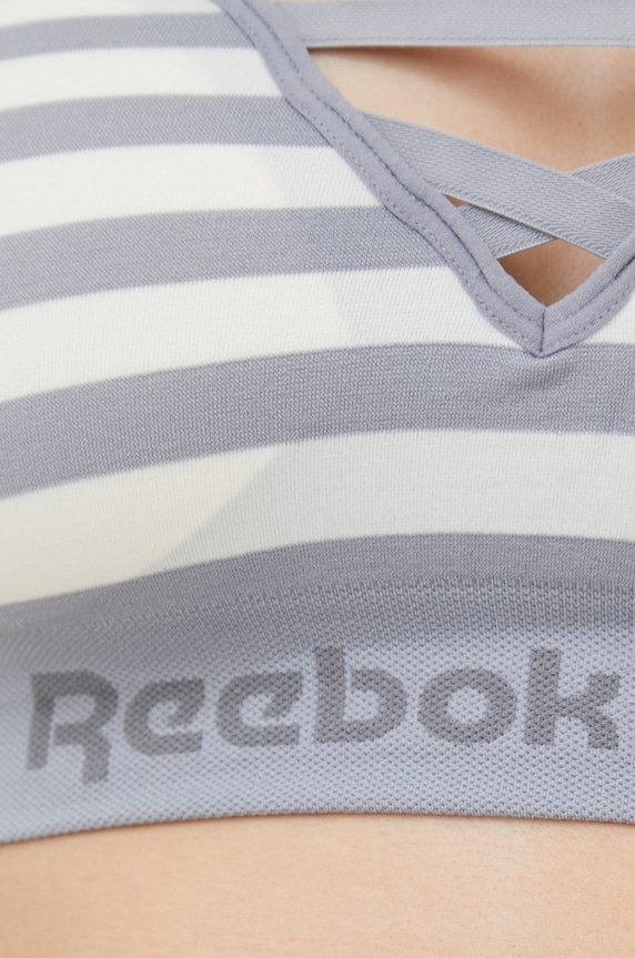 Reebok biustonosz sportowy F9781 F9781 szary