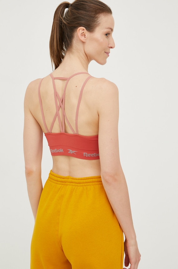 Oblečenie Športová podprsenka Reebok Jenna F9784 oranžová